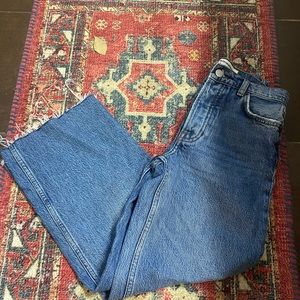 Reformation high rise wide leg jeans - size 23